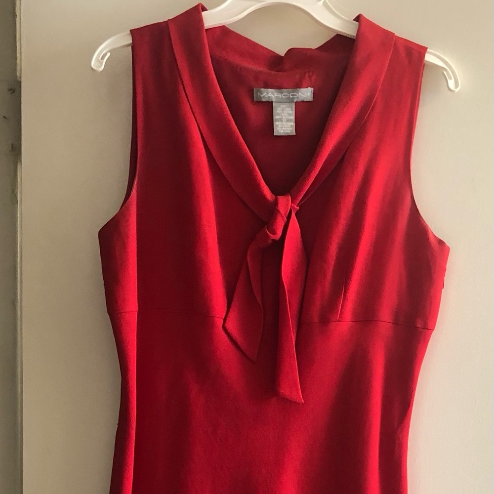 Beautiful red women’s fully lined dress